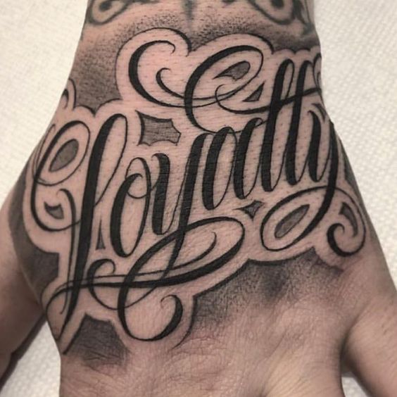 Lettering Tattoo