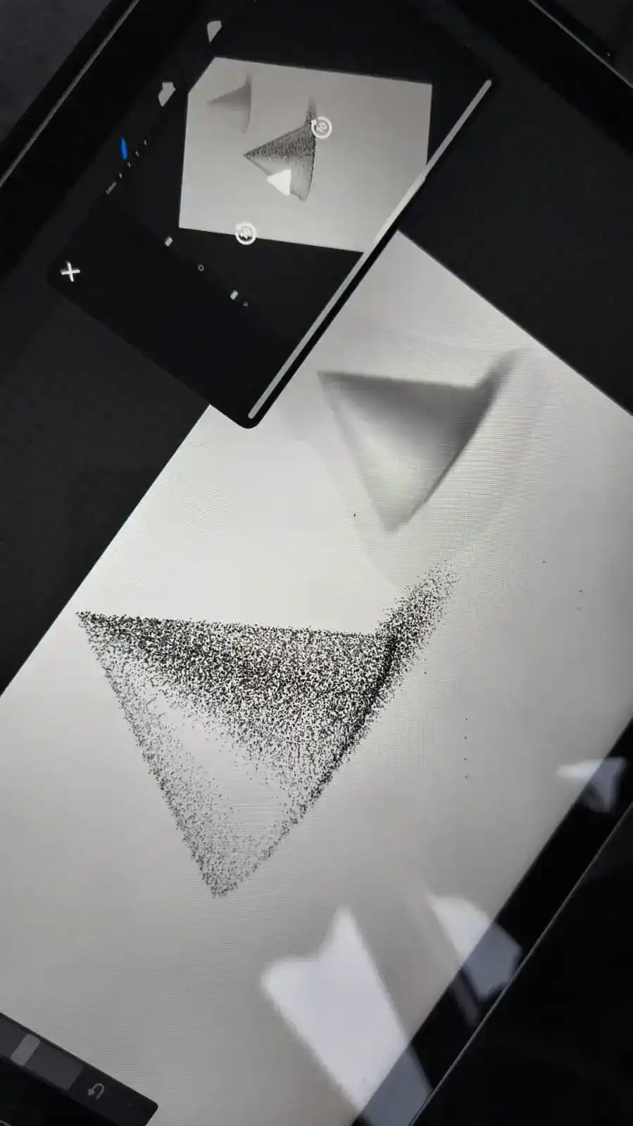 Tätowieren lernen - Christina's Schattierungsstudie Kegel in Procreate für Tattoo Design