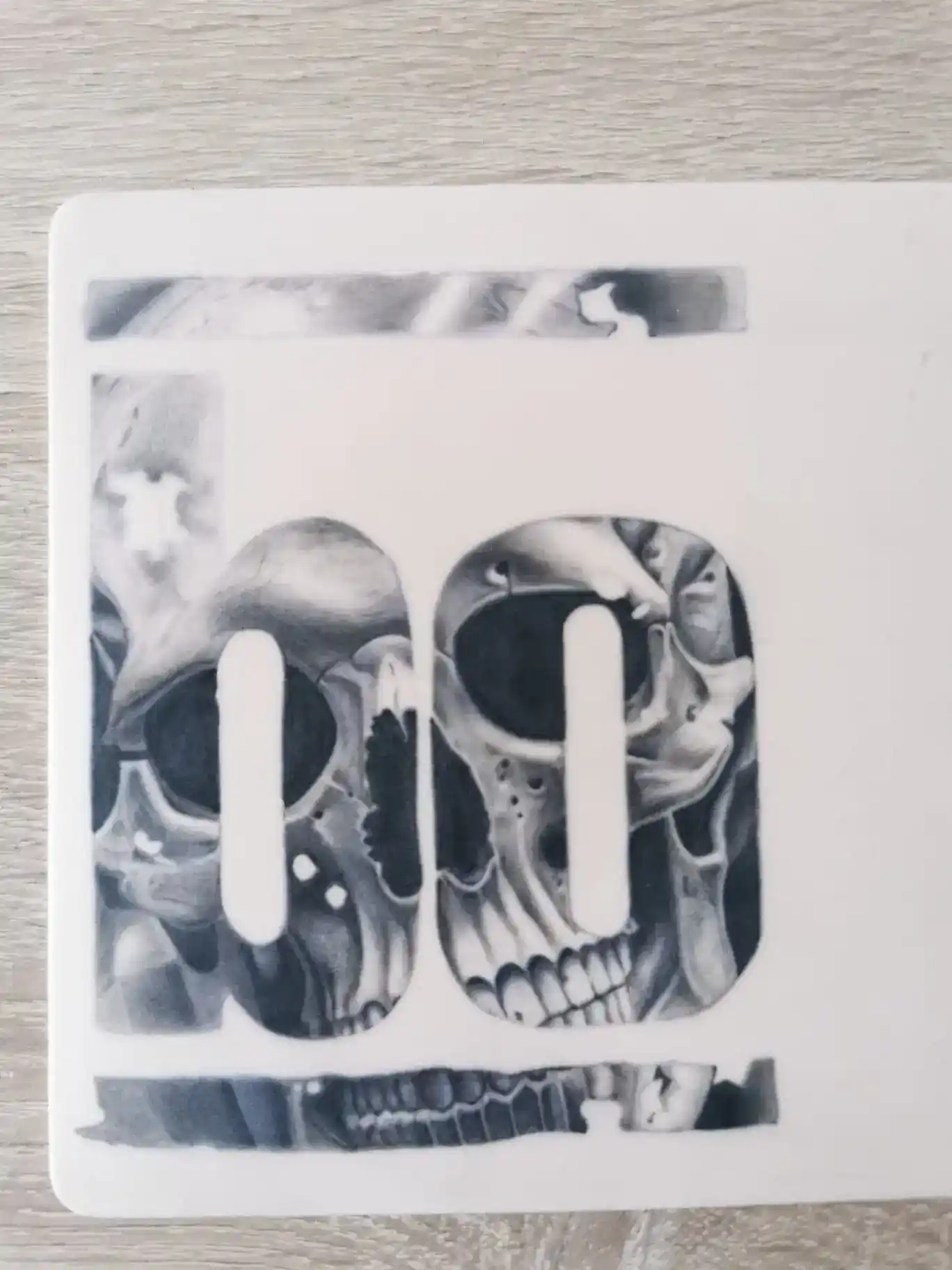 Tattoo Kurs - Franziska's Totenkopf Microrealismus beim Tätowieren lernen