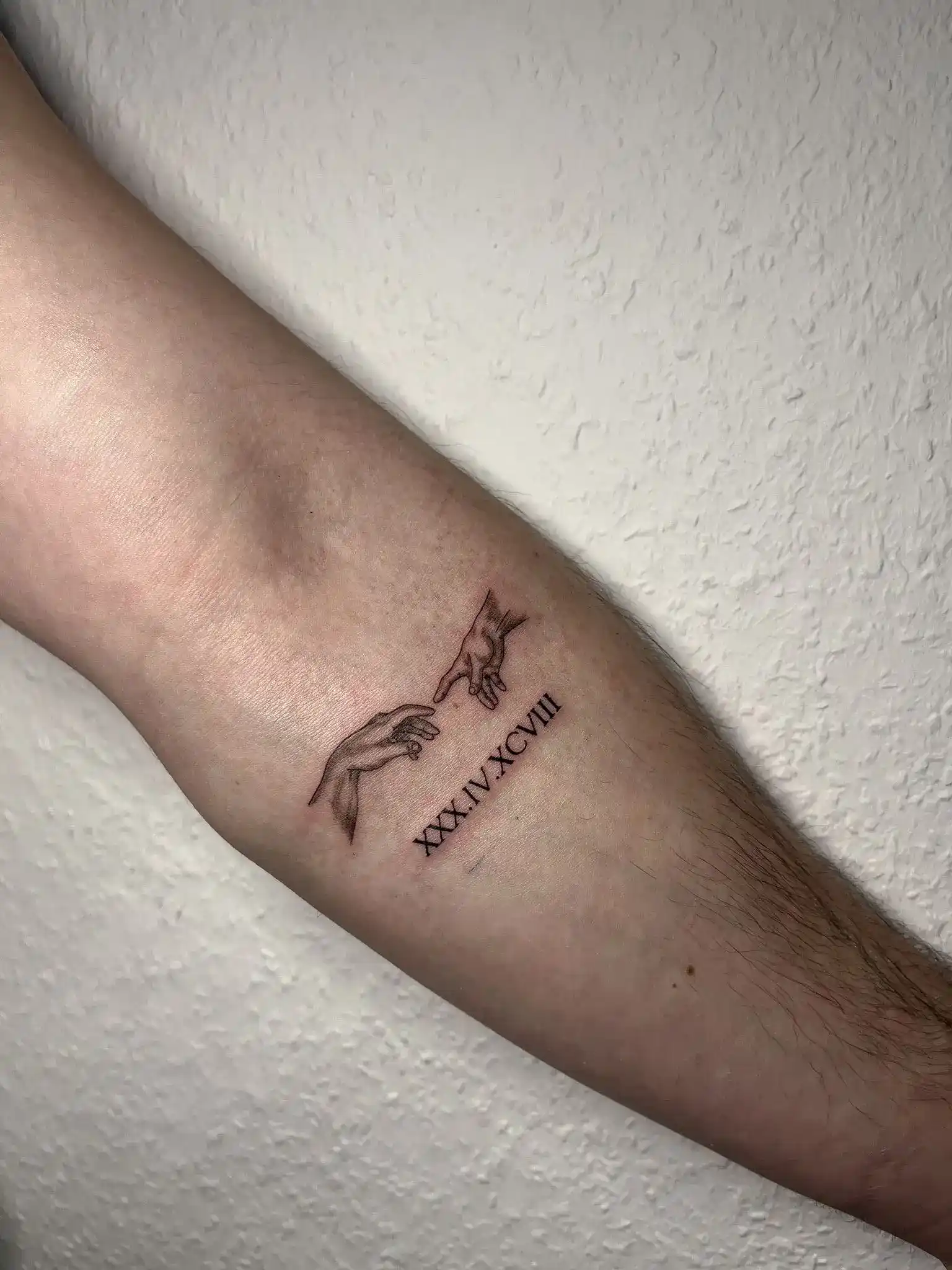 Tattoo Training - Melanie's Hände und Schrift Fineline Technik im Tattoo Kurs